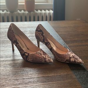 Snakeskin Heels
